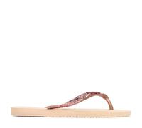 Tongs - Havaianas - Slim Glitter II - Rose - Femme - Caoutchouc - A enfiler 37/38