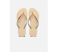 Tongs Havaianas Slim Glitter II W pour Femme 37 - 38 Beige