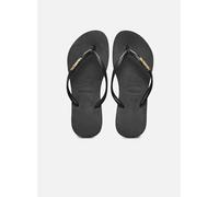 Havaianas Tongs Slim Logo Metallic Noir Femme Taille 39-40