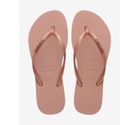 Tongs femmes Havaianas SLIM LOGO METALLIC Rose 41 / 42