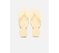 Tongs Havaianas Slim Metallic F pour Femme 35 - 36 Beige