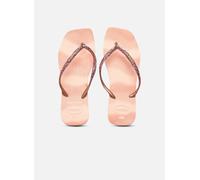Tongs Havaianas Slim Square Glitter Party pour 35 - 36 Rose