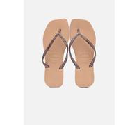 Tongs Havaianas Slim Square Logo Metallic pour 35 - 36 Rose