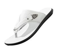 Tongs Homme Sandales à Bout Interdit Chaussures de Plage Été Antidérapantes Décontractées Extérieures Chaussons Légers Confortables pour Marche Quotidienne Voyage Vacances