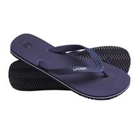 Tongs Homme Superdry Vintage Classic Flip Flop - Bleu Marine Riche - Small EU - Caoutchouc