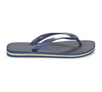 Havaianas - Brasil Logo, Tongs Iconiques, Confortables et Durables, Lanières avec le Drapeau du Brésil et Semelle Antidérapante aux Bandes Colorées, Adultes Unisexe
