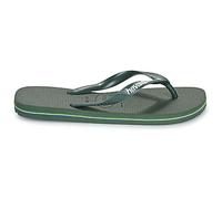 Havaianas Brasil Logo - Tongs Green Olive / Green Olive 39 - 40