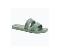 Tongs Ipanema Renda II pour femmes, lanières tressées vertes 41 1/2