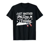 Tongs Just Another Day in Paradise - Motif Plage T-Shirt