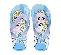 Tongs La Reines des Neiges - Bleues Motif Elsa - 32/33 - Fabrication 100% EVA - Claquettes pour Enfants - Produit Original Conçu en Espagne