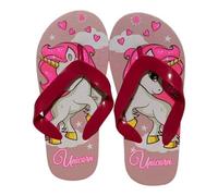 arlis Tongs Licorne - Flip Flops Tongs PVC Licorne (fuchsia-A, Système Taille Chaussures EU, Enfant de moins de 5 ans, Femme, Numérique (intervalle), Moyen, 24, 26)
