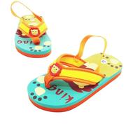 Tongs Mixte Enfant pour La Plage Et D'Été Imprimé Tongues Bébé Antidérapant Mignonnes Sandales Garçons Fille Classiques Et Léger Respirant Douces Confortable Chaussures De Plage