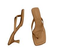 Tongs Mode Femme Sandales été Confortable Escarpins Petit Talon Hauts avec Bride à La Cheville pour Femmes avec Plateforme Cachée Chaussures Confort Chic Respirant AntidéRapante Claquettes