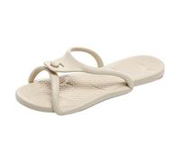 Tongs modernes et confortables pour homme - Pour couple de voyage - Salle de bain - Semelle souple et confortable - Pliable - Pour homme - Sport antidérapant, beige, 42 EU