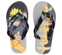 Tongs Naruto Shippuden - Tongs Naruto Shippuden (Noir, Système Taille Chaussures EU, Adulte, Homme, Numérique (intervalle), Moyen, 35, 36)