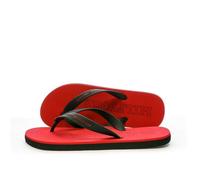 Tongs Noires/Rouges Homme Tommy Hilfiger Rubber 40