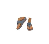 Tongs Orthopédiques Femme en Cuir Véritable avec Support de Voûte Plantair - Sandales d'Été Confortables à Semelle en Liège Naturel - Chaussures de Plage avec Plateau pour Fasciite Plantaire