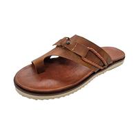 Tongs Orthopédiques Femme Été Confortable Sandales en Cuir avec Support de Orthopédique Tongs de Plage et Claquettes de Piscine Sandales Hallux Valgus Ventes Flash de Printemps Sabot Pas Cher