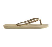 Tongs paillettÃ©s enfant Havaianas Slim II Beige 31/32