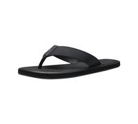 Tongs plates pour homme - Tongs d'été simples pour la plage, la piscine, la maison, l'intérieur et l'extérieur, Noir , 7.5 UK 3X-Narrow