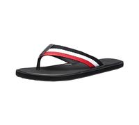 Tongs plates pour homme - Tongs d'été simples pour la plage, la piscine, la maison, l'intérieur et l'extérieur, Rouge, 8 UK 3X-Narrow