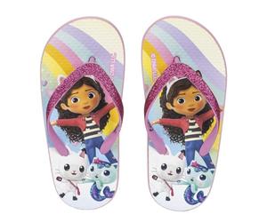 Tongs pour enfants Gabby's Dollhouse - Multicolore - Taille 24/25 - Semelle de qualité supérieure en 100% EVA - Tongs à doigts pour garçons et filles - Produit Original Fabriqué en Espagne