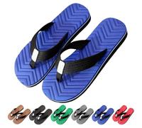 Tongs pour femme - En tissu doux - Confortables - Pour l'été - Pour la plage - Antidérapantes - Légères, kaki, 42 EU
