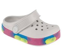 Tongs pour filles, Blanc, Crocs Off Court Glitter Band Clog T 27/28