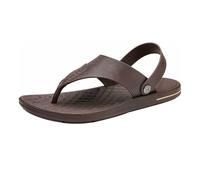 Tongs pour homme avec bride arrière, séparateurs d'orteils plats, sandales d'été confortables avec sangles de cheville réglables, tongs orthopédiques plates, chaussures de surf, chaussures de plage