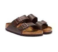 Tongs pour homme Birkenstock ARIZONA en daim, synthétique et caoutchouc - Marron 38
