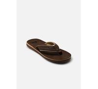 Tongs Quiksilver CARVER NUBUCK 26 pour Homme 41 Marron