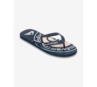 Tongs Quiksilver Java Art bleu orange pâle - 40