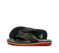 Tongs - Quiksilver - Molokai Abyss - Noir/Kaki - Garçon 28