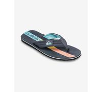 Tongs Quiksilver Molokai Layback II gris foncé bleu orange - 46