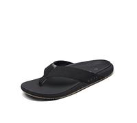 2024 Reef Hommes The Raglan Flip Flop Sandal - Black / Gum 45