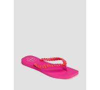 Tongs Roses Pour Femmes Havaianas Slim Square Boho 4149945-pinkflux
