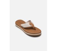 Sandales Roxy Colbee Hi Stripe beige blanc crème femme - 37