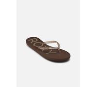 Tongs Roxy Viva Sparkle marron terre femme - 39