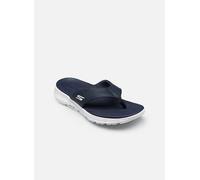 Skechers Tongs GO CONSISTENT 2.0 Canton pour Homme, Bleu Marine synthétique/Bordure Blanche, 43 EU