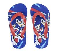 Tongs Sonic - Bleues et Rouges - 32/33 - Fabrication 100% EVA - Claquettes pour Enfants - Produit Original Conçu en Espagne