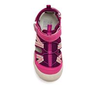 Tongs sport lilas avec détails orange pour fille DEINZE