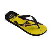 Tongs à enfiler noir jaune 27/28