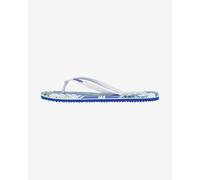 Tongs Superdry Classic Vintage bleu blanc femme - S