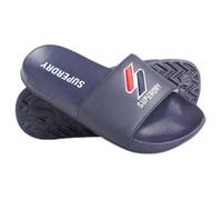 Tongs Superdry F3-Flip Flop Femme - Eclipse Navy - 38 EU - Textile - Adulte - Bleu 36/37