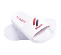 Tongs Superdry F3-Flip Flop Femme Optic 38 EU - Blanc - Textile 36/37