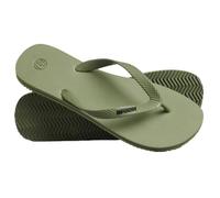 Superdry Tongs classiques vintage pour homme, Olive/kaki, Large