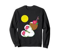 Tongs Tropical Vacation Coconut Drink Sweatshirt