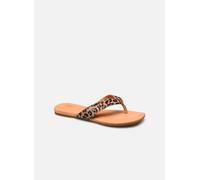 Tongs UGG Tuolumne Leopard pour Femme 36 Marron