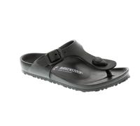 Tongs unisexes Birkenstock - modèle AMENDOA - couleur noir - dessus en cuir 30