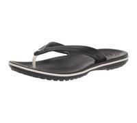 Tongs unisexes Crocs Crocband noires, pointure 6, pour hommes et 8, pour femmes